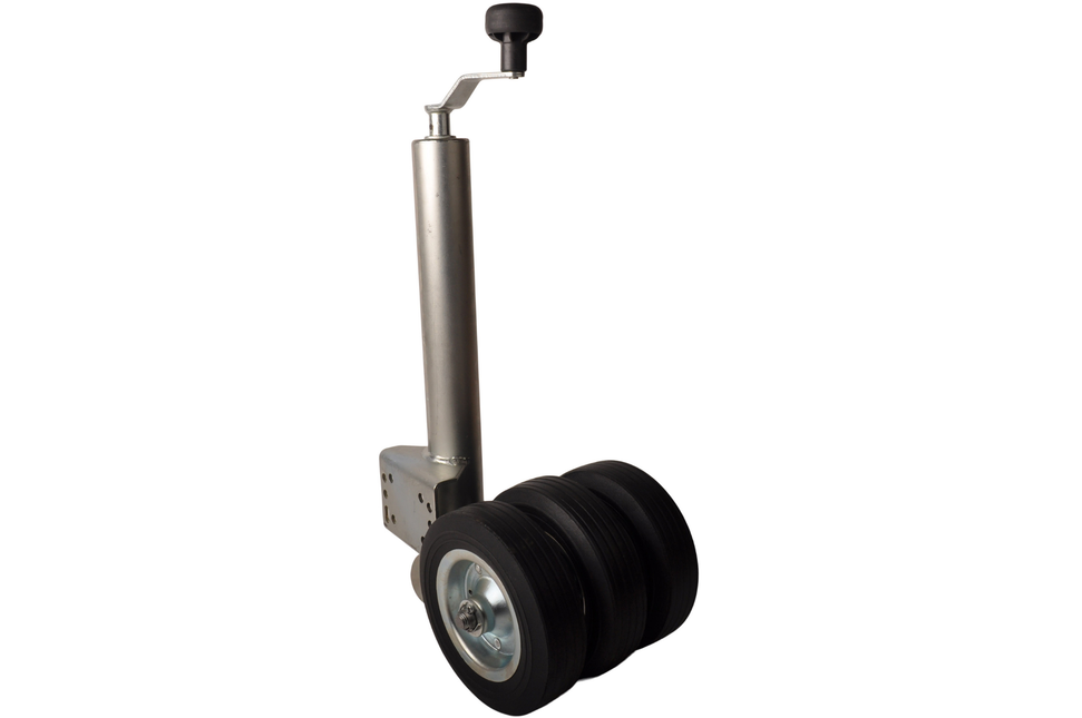 Cantonal Klappbares 60-mm Stützrad - 250 kg statische Tragfähigkeit - 3 feste Räder