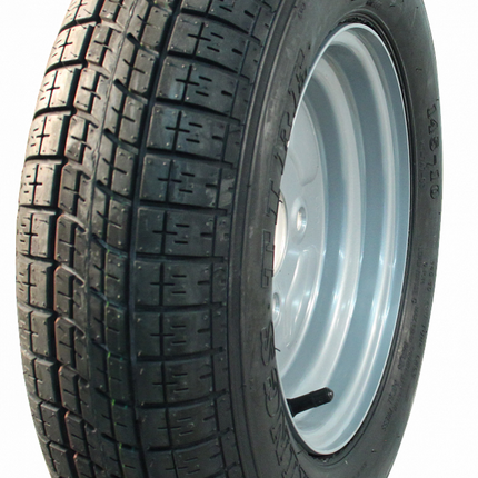 Cantonal Komplettrad 10 Zoll - Reifen 145-10 + Felge - Opel Pitch: 4x100 - 6PR - 325 kg - 60 mm Nabendurchmesser