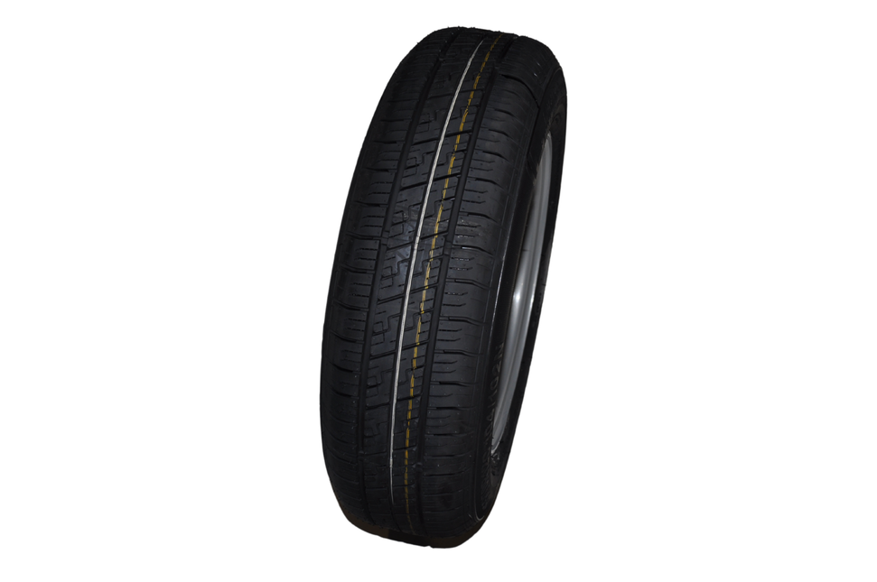 Cantonal Komplettrad 12 Zoll - 155/70R12C Reifen + Felge - Mercedes Lochkreis: 5x112 - 900 kg - 67 mm Nabendurchmesser