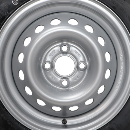 Cantonal Komplettrad Anhänger - 175/80R14C - Lochkreis: 4x100 - Tragfähigkeit: 775 kg - Nabendurchmesser: 57 mm