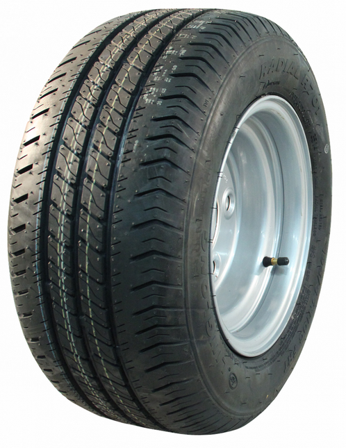 Cantonal Komplettrad Anhänger - 195/55R10C - Lochkreis: 5x140 - Tragfähigkeit: 750 kg - Nabendurchmesser: 94 mm - 10PR