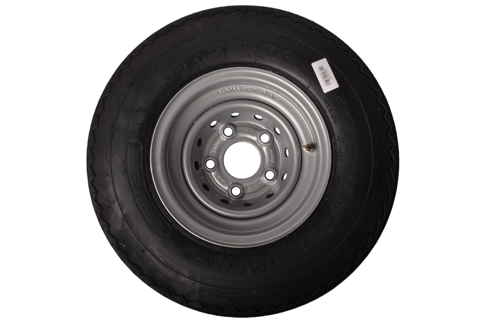 Cantonal Komplettrad Anhänger - 20.5x8.00-10 - Lochkreis: 5x112 - Tragfähigkeit: 750 kg - Nabendurchmesser: 67 mm - 8PR