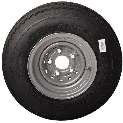 Cantonal Komplettrad Anhänger - 20.5x8.00-10 - Lochkreis: 5x112 - Tragfähigkeit: 750 kg - Nabendurchmesser: 67 mm - 8PR