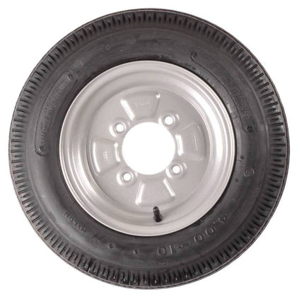 Cantonal Komplettrad Anhänger - 4.00-10 - Lochkreis: 4x115 - Tragfähigkeit: 275 kg - Nabendurchmesser: 85 mm - 4PR