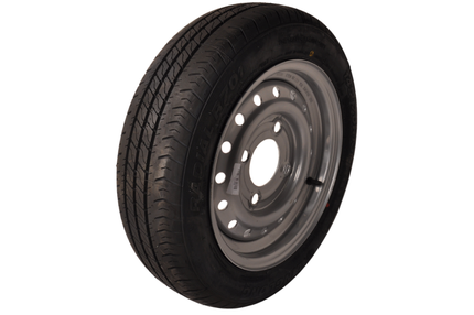 Cantonal Komplettrad - Reifen 145/70R13 + Felge - Teilung: 4x130 - Tragfähigkeit 375 kg - 85 mm Nabendurchmesser