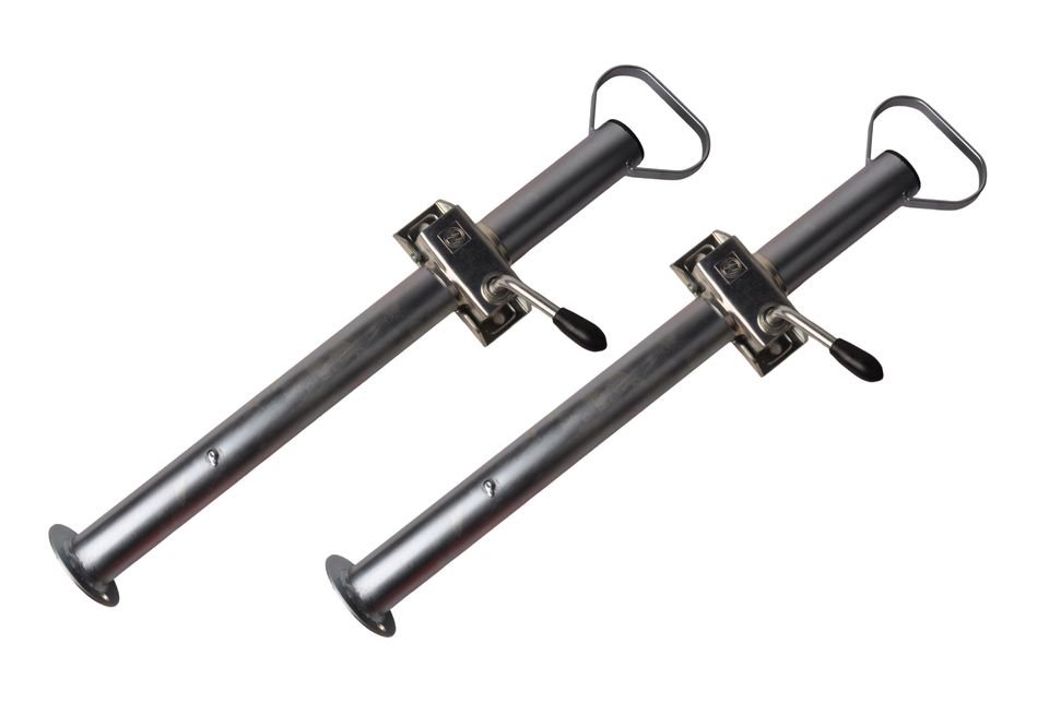 Cantonal Komplettset Stahlstützen 48 mm - inklusive Klemmen und Befestigungsmaterial