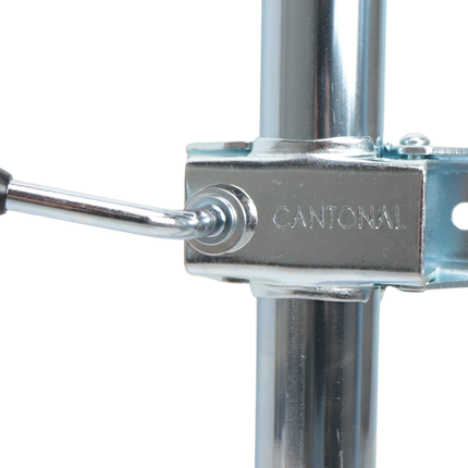 Cantonal Komplettset Stahlstützen 48 mm - inklusive Klemmen und Befestigungsmaterial