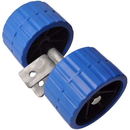 Cantonal Kunststoffrollensatz - blau - 74x120 mm auf Kippblock 30 mm