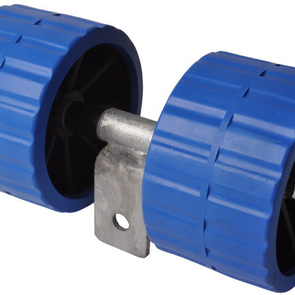 Cantonal Kunststoffrollensatz - blau - 74x120 mm auf Kippblock 30 mm