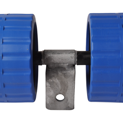 Cantonal Kunststoffrollensatz - blau - 74x120 mm auf Kippblock 30 mm