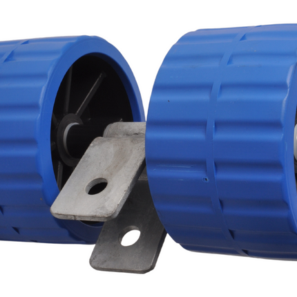 Cantonal Kunststoffrollensatz - blau - 74x120 mm auf Kippblock 30 mm