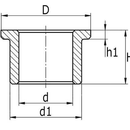Cantonal Lagerbuchse 12x14x10x2 mm