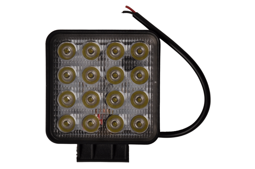 Cantonal LED Arbeitsscheinwerfer Anhänger 12-36V 16x3W LEDS inkl. Montagesatz