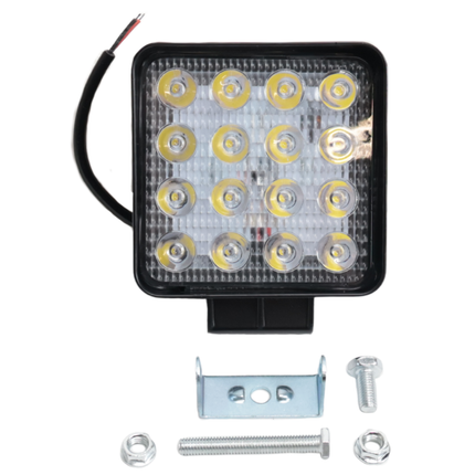 Cantonal LED Arbeitsscheinwerfer Anhänger - 12-80V - 20W LEDS - inkl. Montagesatz