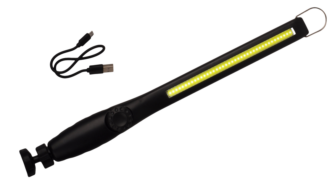 Cantonal LED-Arbeitsscheinwerfer mit Lichtdimmer und 2200 mAh Li-on-Akku