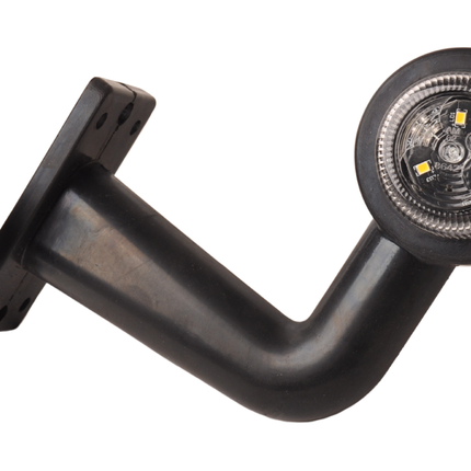 Cantonal LED Begrenzungsleuchte rechtwinklig rot/weiß - links