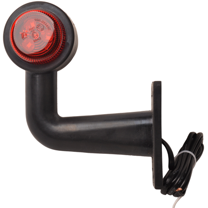 Cantonal LED Begrenzungsleuchte rechtwinklig rot/weiß - links