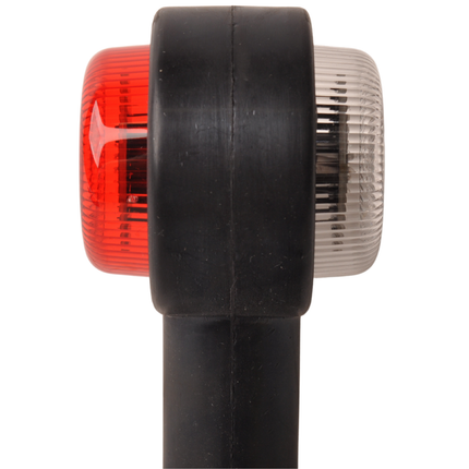 Cantonal LED Begrenzungsleuchte rechtwinklig rot/weiß - links