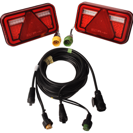 Cantonal LED Beleuchtungsset - Aspock Multiled 4 - 13-polig - wasserdicht - einschließlich Abzweigungen