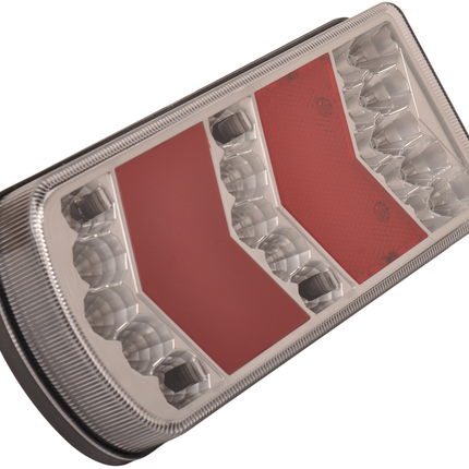 Cantonal LED-Rückleuchte links - 230x105x40 mm - inkl. Nebelscheinwerfer und Rückstrahler