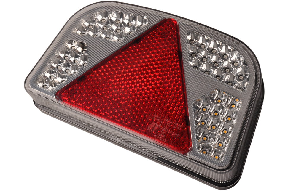 Cantonal LED Rückleuchte mit 56 LEDs - links - 244x149x48 mm