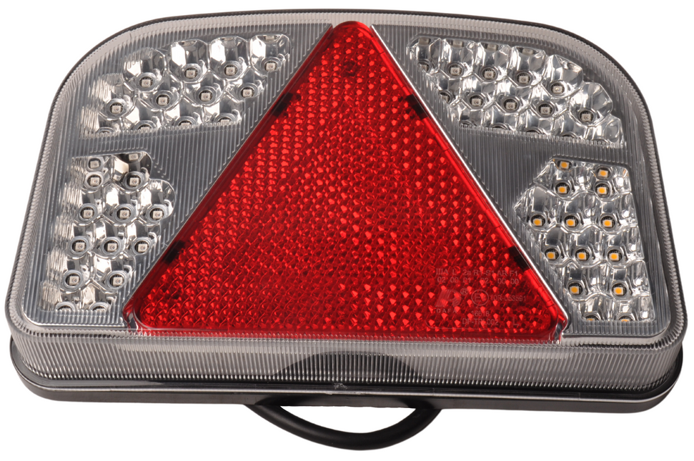 Cantonal LED Rückleuchte mit 56 LEDs - links - 244x149x48 mm