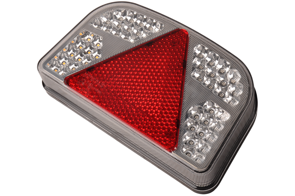 Cantonal LED Rückleuchte mit 56 LEDs - rechts - 244x149x48 mm