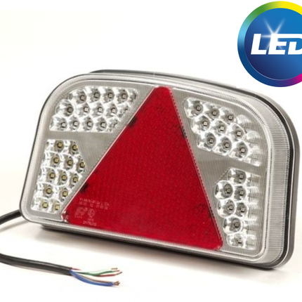 Cantonal LED Rückleuchte mit 56 LEDs - rechts - 244x149x48 mm