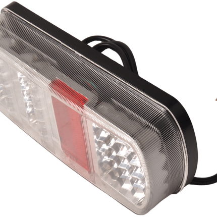 Cantonal LED Rückleuchte mit allen Funktionen und mit separaten Kabeln anschließbar - 228x106x55 mm rechts