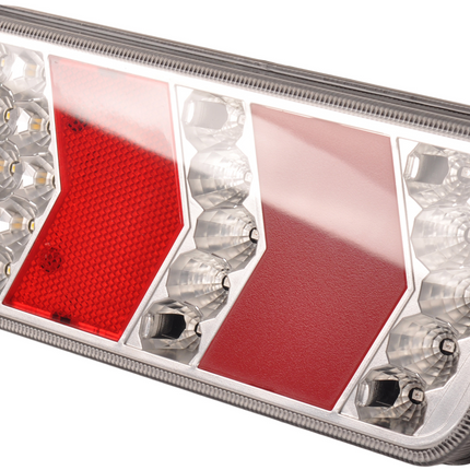 Cantonal LED Rückleuchte  rechts - 230x105x40 mm - inklusive Rückfahrscheinwerfer und Rückstrahler