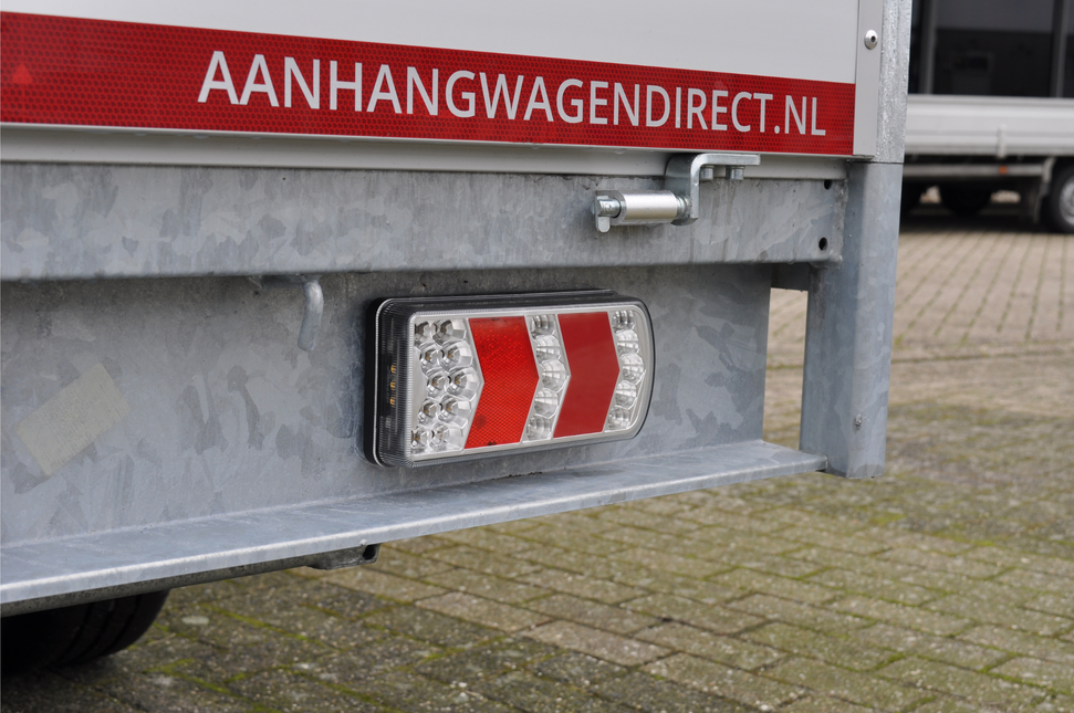 Cantonal LED Rückleuchte  rechts - 230x105x40 mm - inklusive Rückfahrscheinwerfer und Rückstrahler