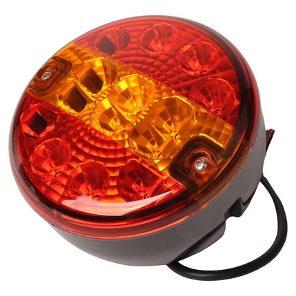 Cantonal LED-Rückleuchte rund 140x80 mm