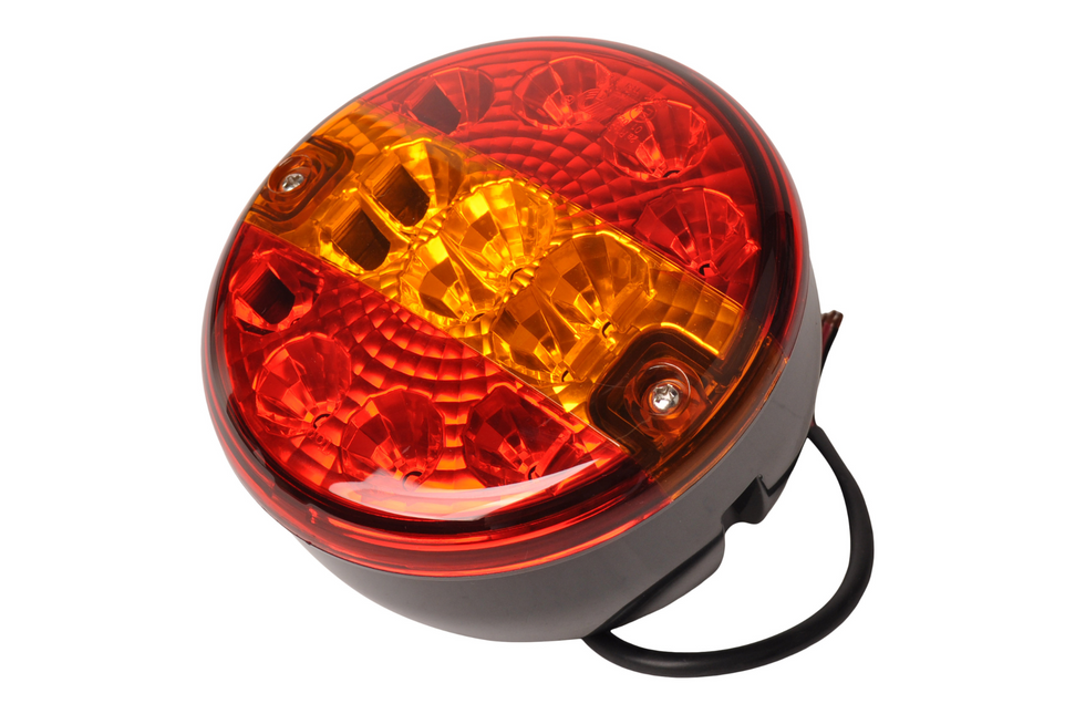 Cantonal LED-Rückleuchte rund 140x80 mm