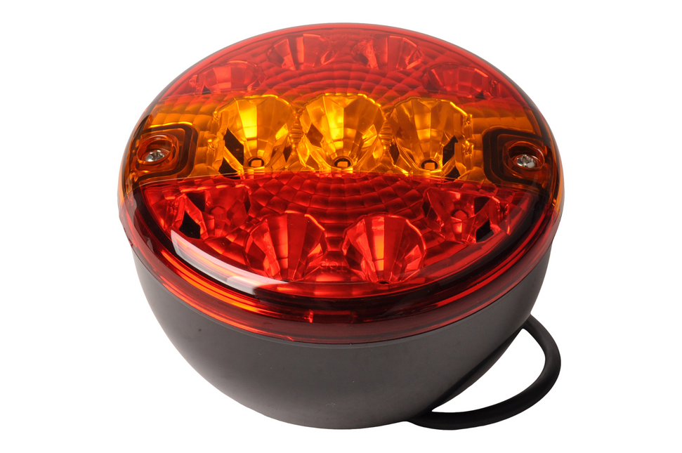 Cantonal LED-Rückleuchte rund 140x80 mm
