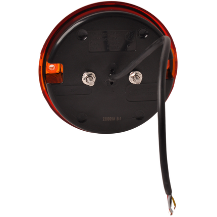 Cantonal LED Rückleuchte rund flach 140x35 mm - lose Kabelverbindung
