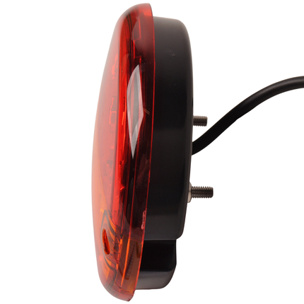 Cantonal LED Rückleuchte rund flach 140x35 mm - lose Kabelverbindung