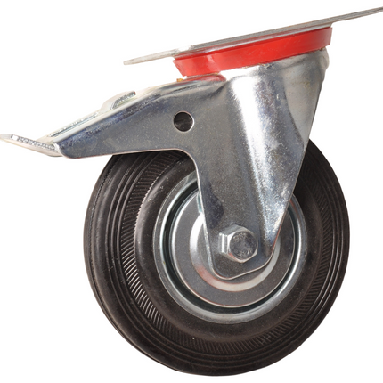 Cantonal Lenkrolle mit Bremse - 100 kg - Gesamthöhe: 150 mm