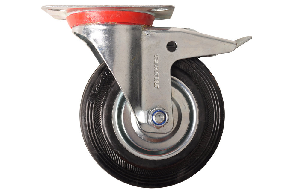 Cantonal Lenkrolle mit Bremse - 100 kg - Gesamthöhe: 150 mm