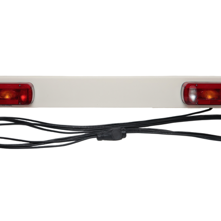 Cantonal Lichtleiste für Anhänger - 150 cm breit - 13-poliger Stecker an 9 Meter Kabelsätze