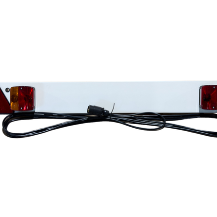 Cantonal Lichtleiste Kunststoff für Anhänger - Länge 137 cm - 8 Meter Hauptkabel - 7-poliger Anschluss - Plug & Play