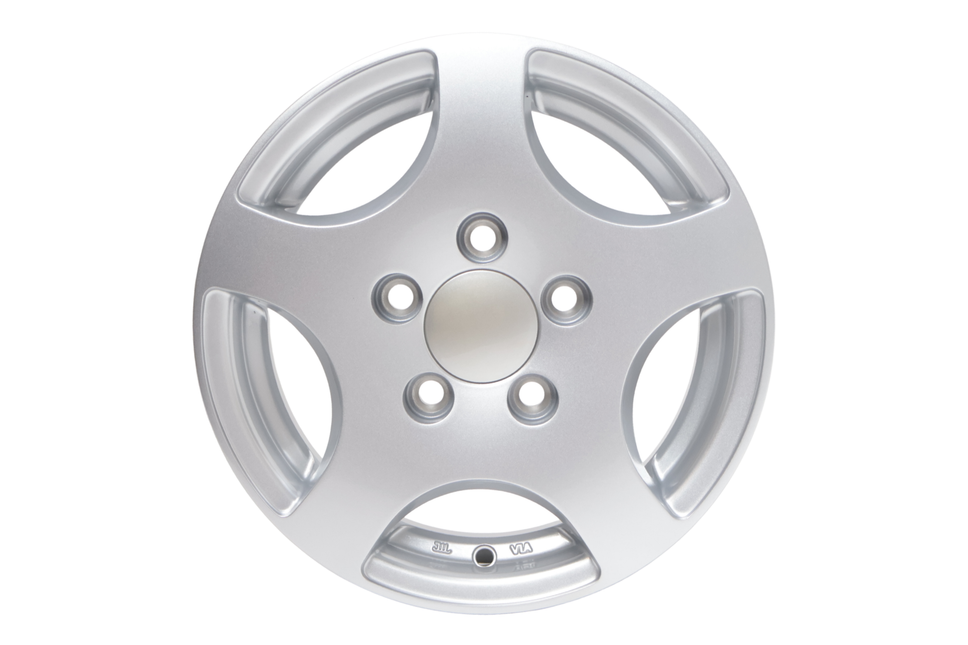 Cantonal Loses 13 Zoll Leichtmetallrad für Anhänger - 5Jx13 (5x112) 750 kg - ET30 - silber