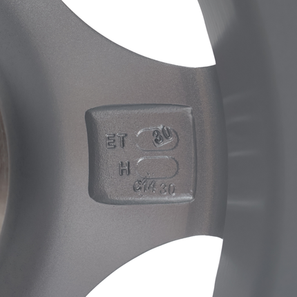 Cantonal Loses 13 Zoll Leichtmetallrad für Anhänger - 5Jx13 (5x112) 750 kg - ET30 - silber