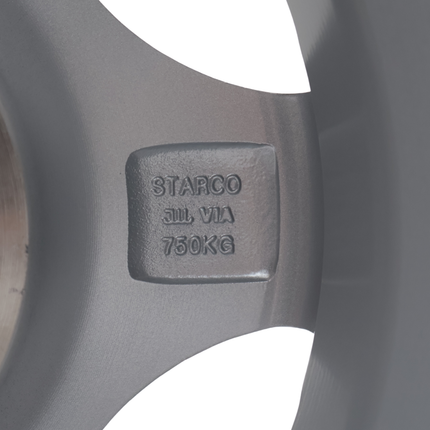 Cantonal Loses 13 Zoll Leichtmetallrad für Anhänger - 5Jx13 (5x112) 750 kg - ET30 - silber