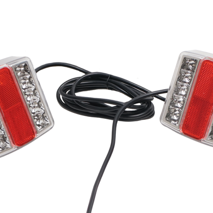 Cantonal Magnetische LED Beleuchtungsset - 12 Meter Hauptkabel - 7-polig - ideal für Bootstrailer