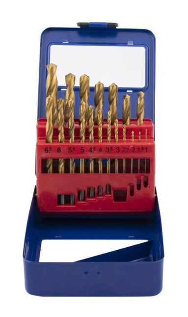 Cantonal Metallbohrer-Set, 19-teilig, in Metallbox