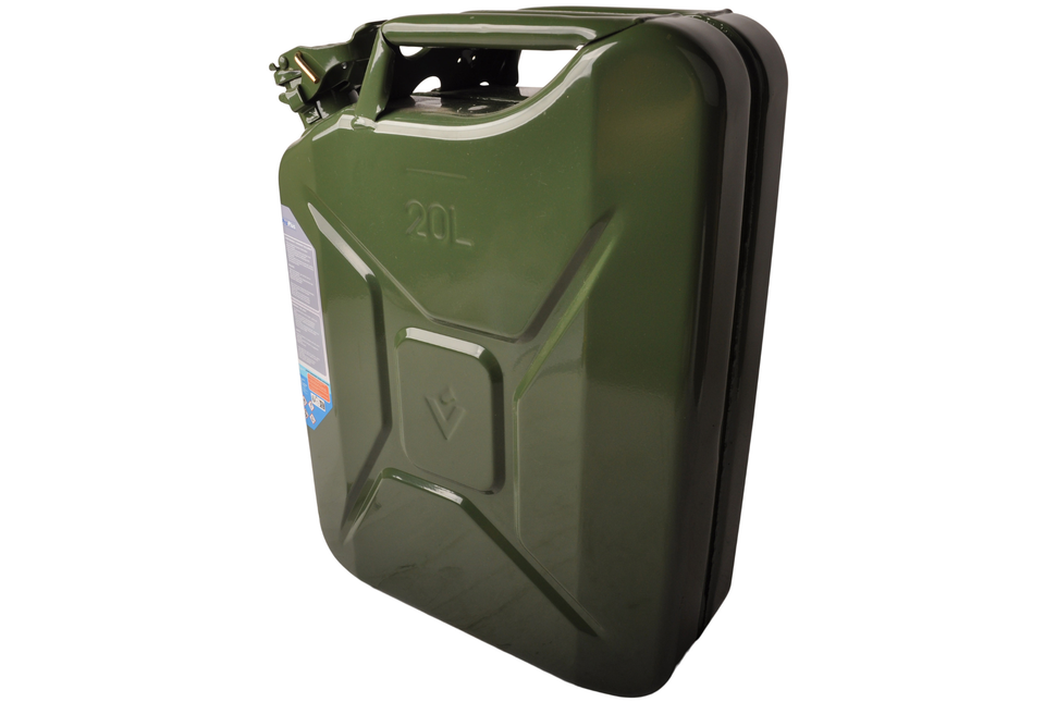 Cantonal Metallkanister - 20 Liter - ideal für die Lagerung von Kraftstoff auf z.B. Booten