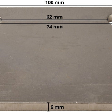 Cantonal Montageplatte 100x80x6 mm