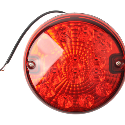 Cantonal Nebelschlussleuchte rund - 140x77 mm - LED - mit losem Drahtanschluss