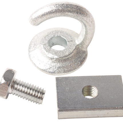 Cantonal Netzhaken mit Schiebebefestigung - 30x19x0,8 mm - geeignet für Anssems Anhänger