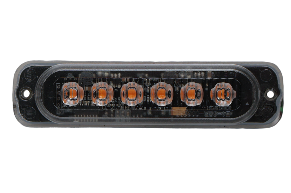 Cantonal Notleuchte - Cantonal LED - orange - 113x28x9,8 mm - 6 LEDs